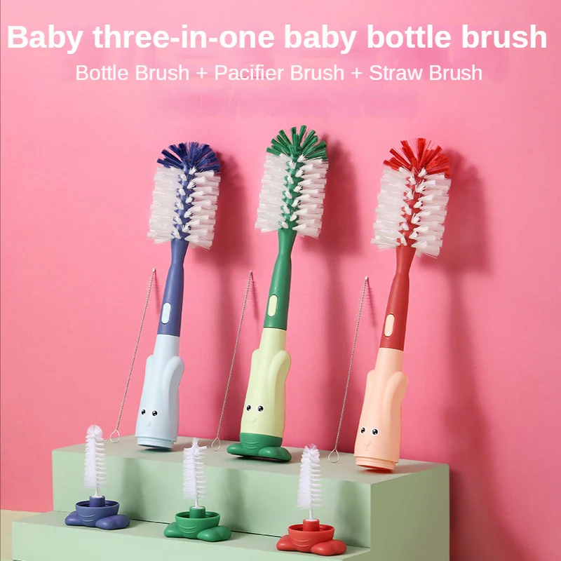3-In-1 Baby Bottle Brush - Image 12