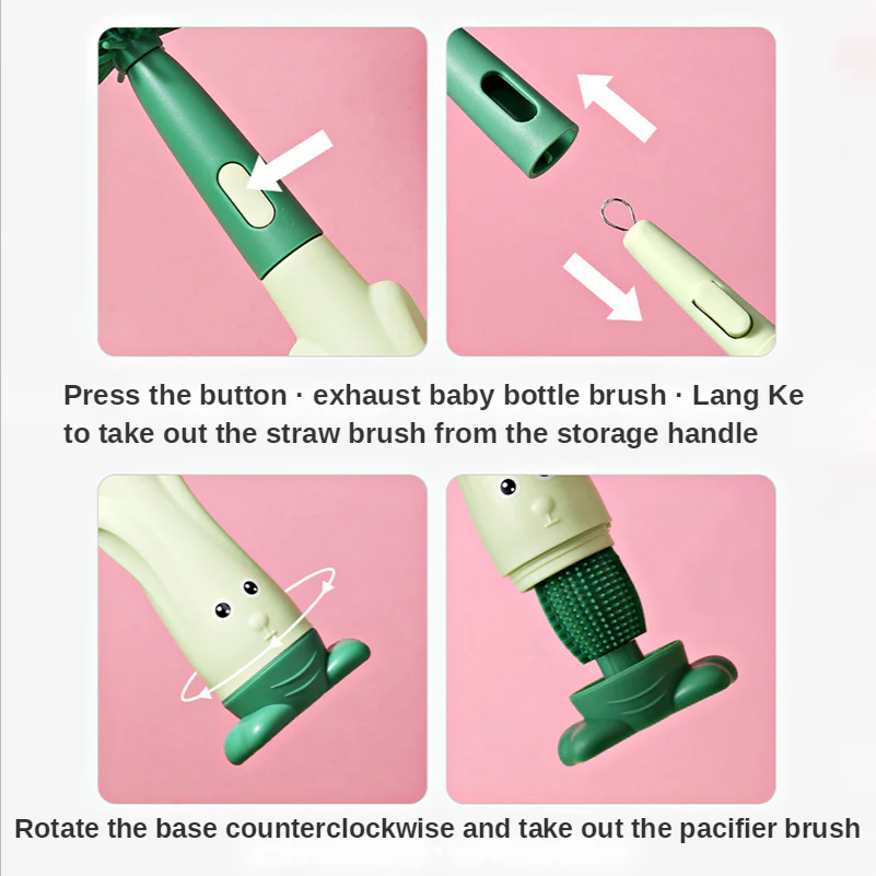 3-In-1 Baby Bottle Brush - Image 16