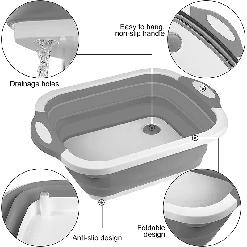 3 in 1 Collapsible Cutting Board - Image 4