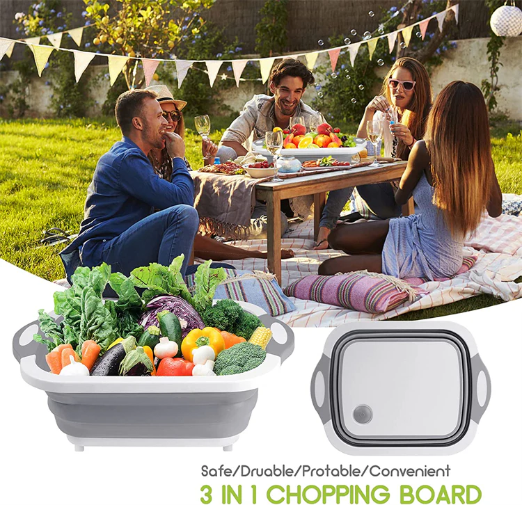 3 in 1 Collapsible Cutting Board - Image 9