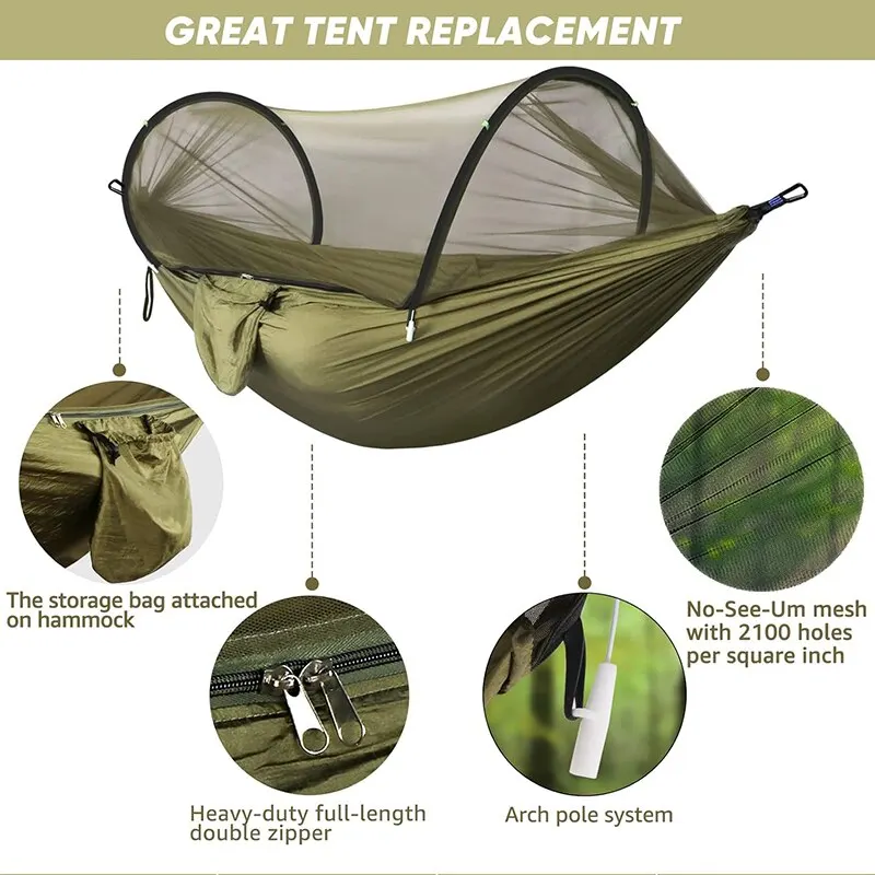 3 in 1 Outdoor Camping Hammock - Image 3