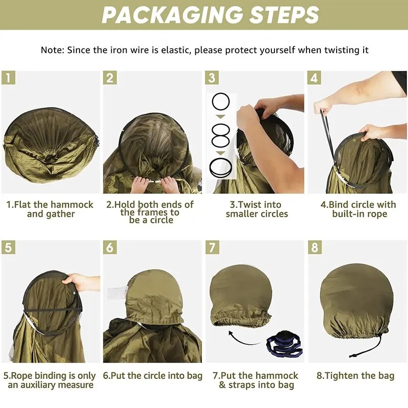 3 in 1 Outdoor Camping Hammock - Image 5