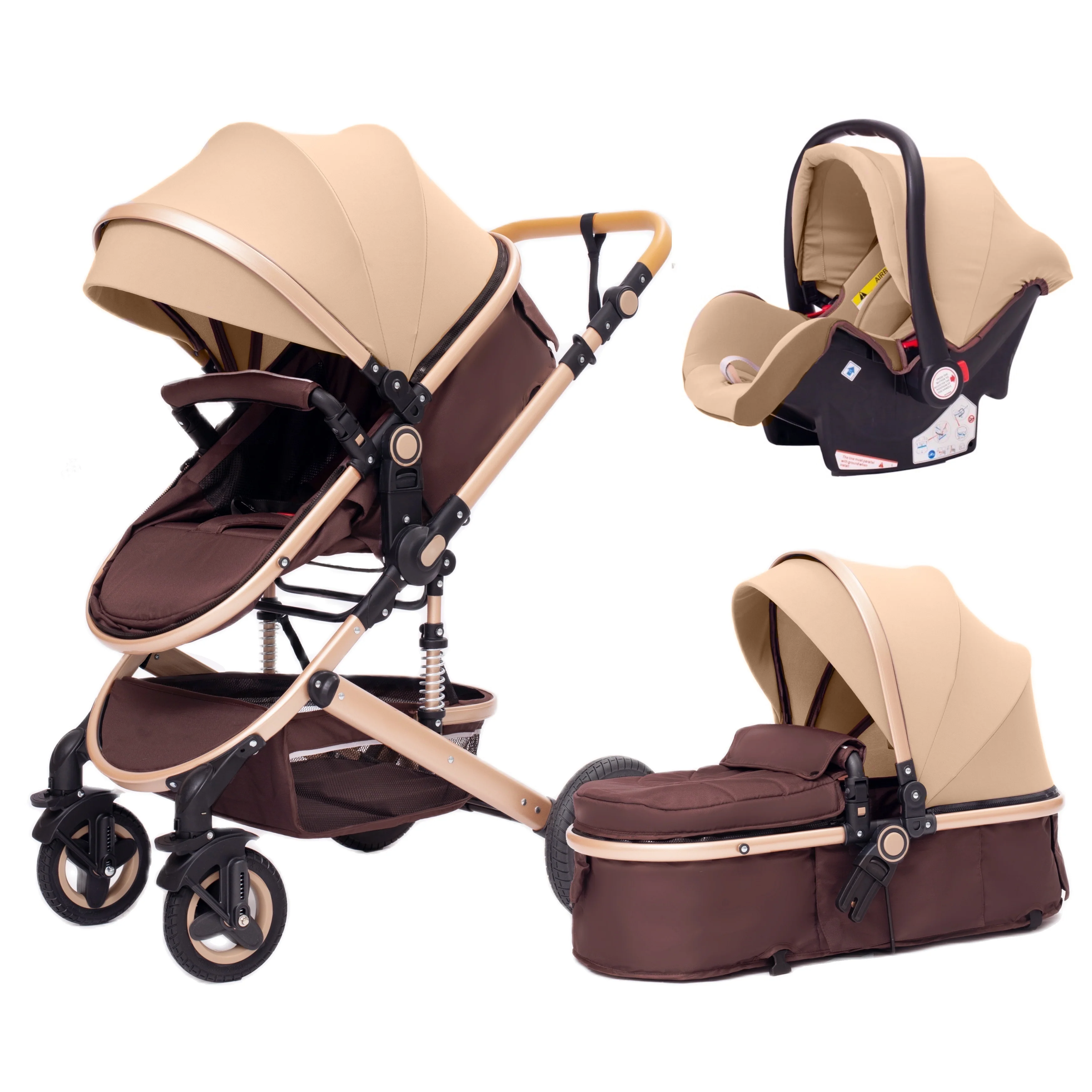 3 in 1 Portable Baby Carriage Stroller - Image 14