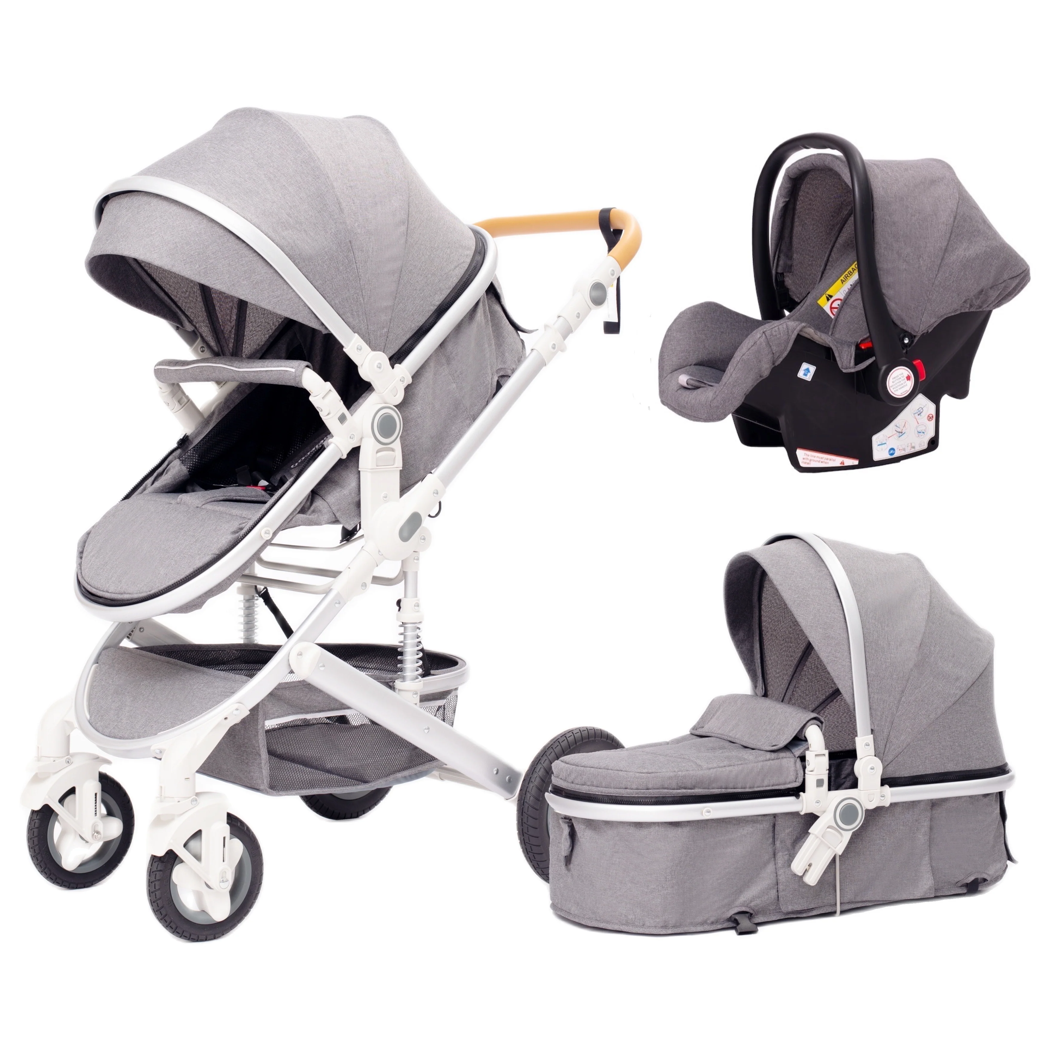 3 in 1 Portable Baby Carriage Stroller - Image 15