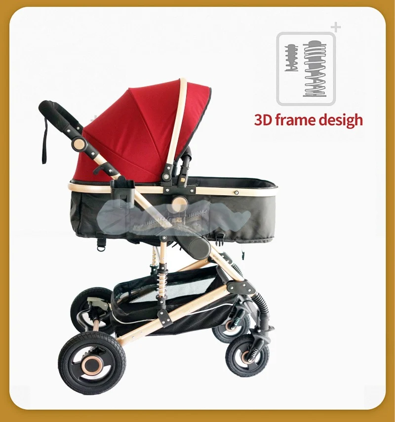 3 in 1 Portable Baby Carriage Stroller - Image 16