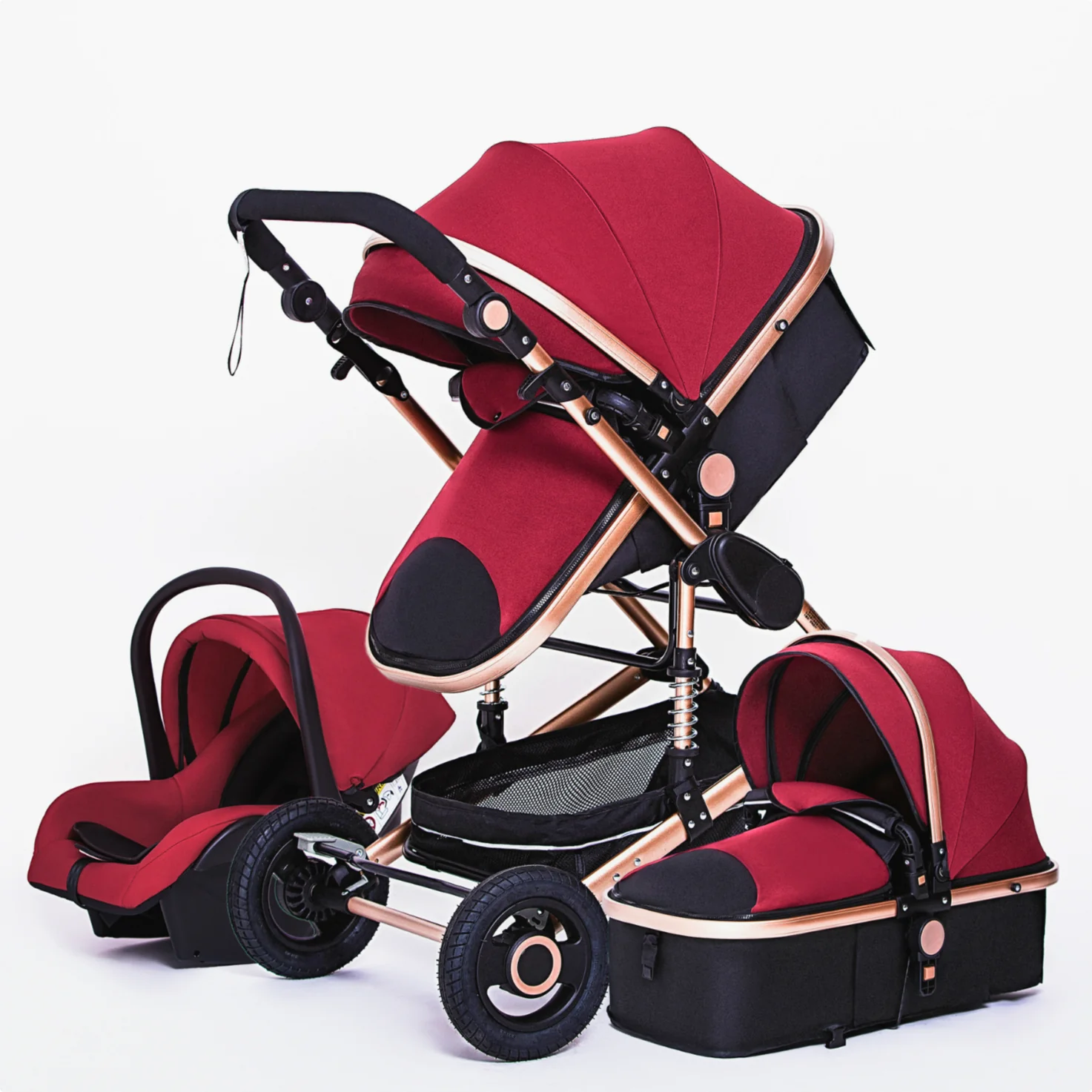3 in 1 Portable Baby Carriage Stroller - Image 29
