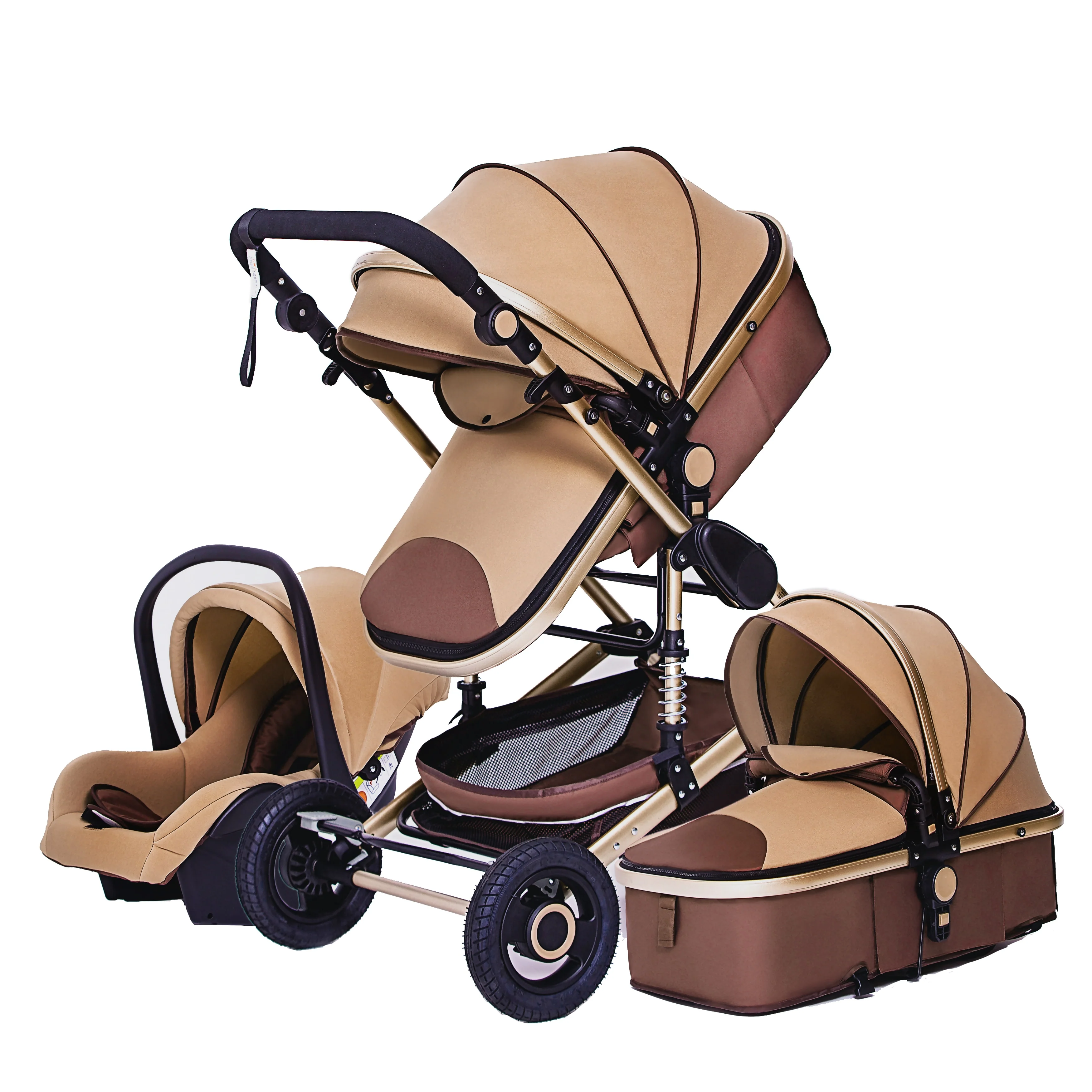 3 in 1 Portable Baby Carriage Stroller - Image 4