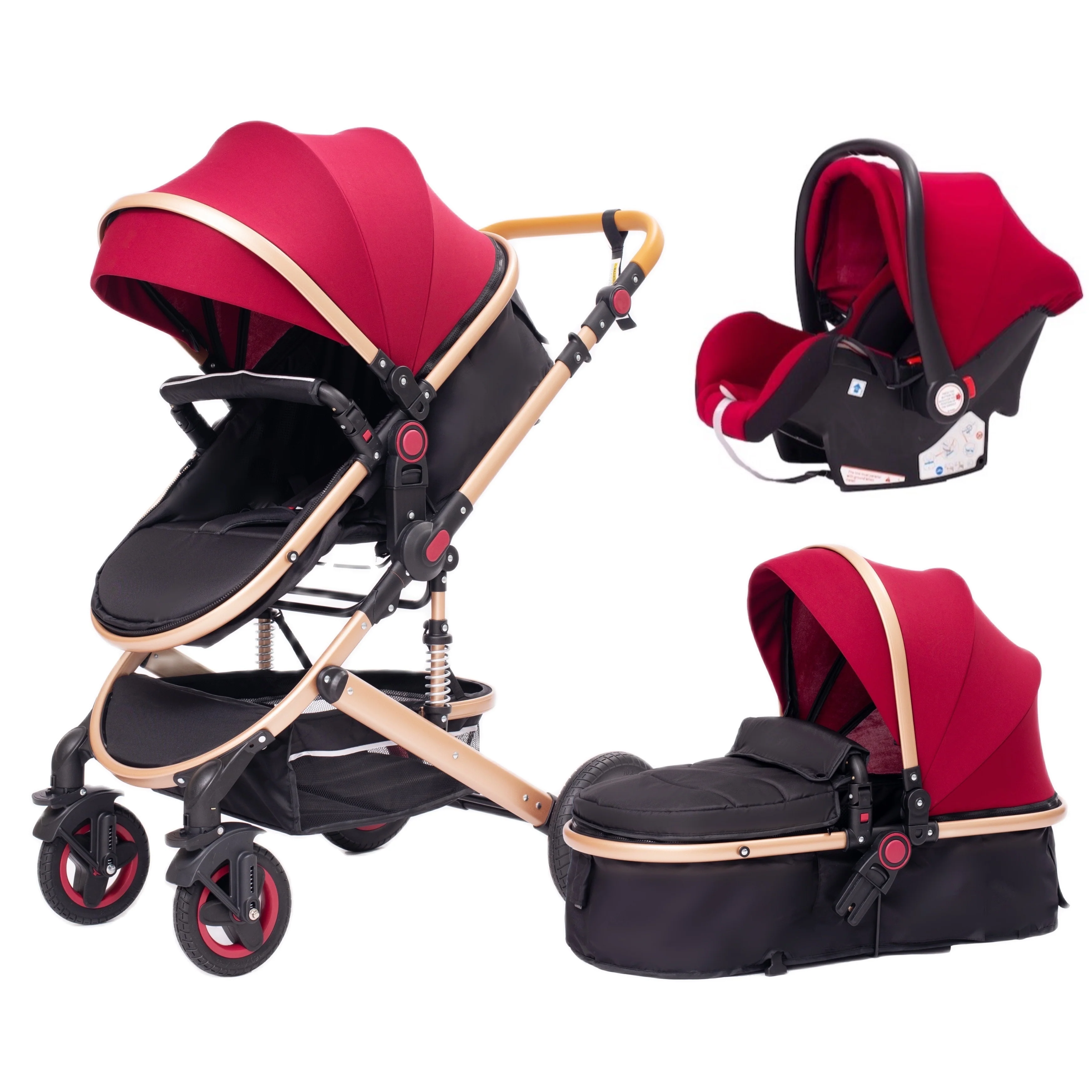 3 in 1 Portable Baby Carriage Stroller - Image 7