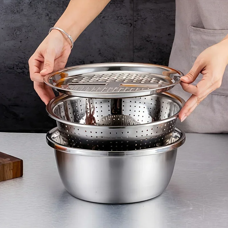 3 in 1 Stainless Steel Kitchen Accessories Tool - Image 10