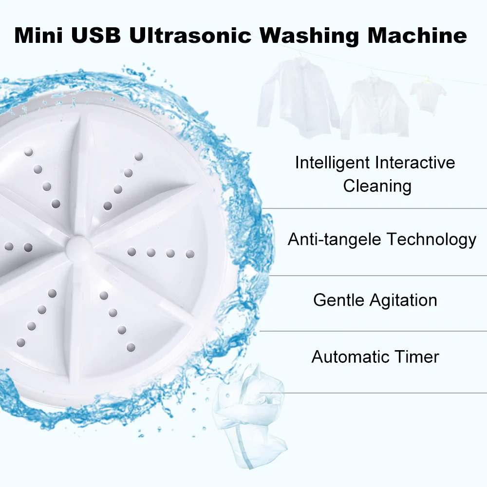 3 in 1 USB Portable Mini Washing Machine - Image 11