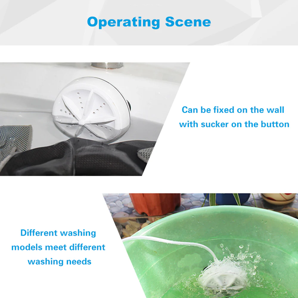 3 in 1 USB Portable Mini Washing Machine - Image 12