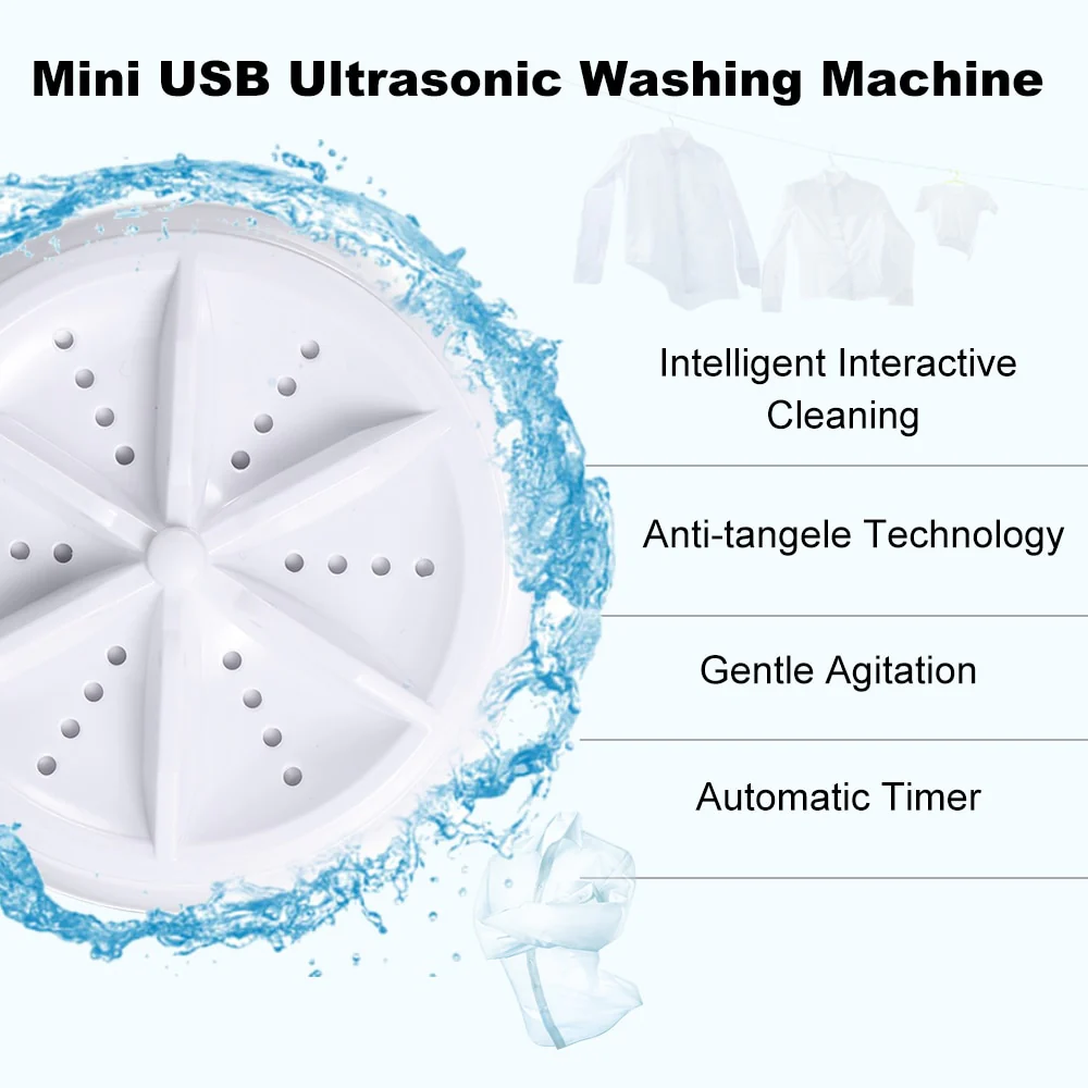 3 in 1 USB Portable Mini Washing Machine - Image 5