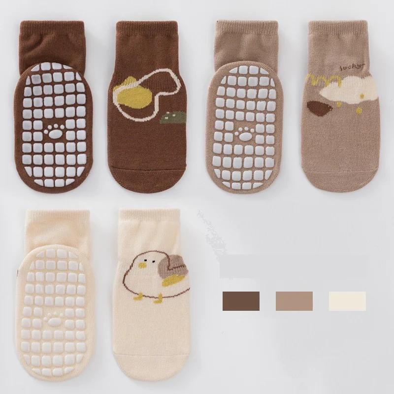 3 Pairs Anti-slip Baby Socks - Image 12