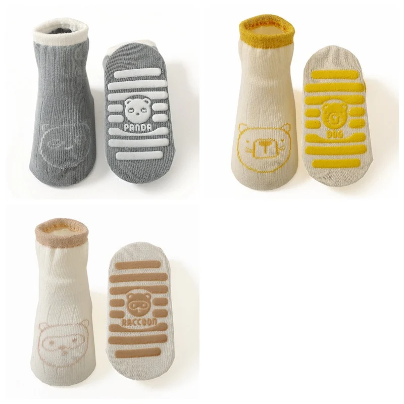 3 Pairs Anti-slip Baby Socks - Image 13
