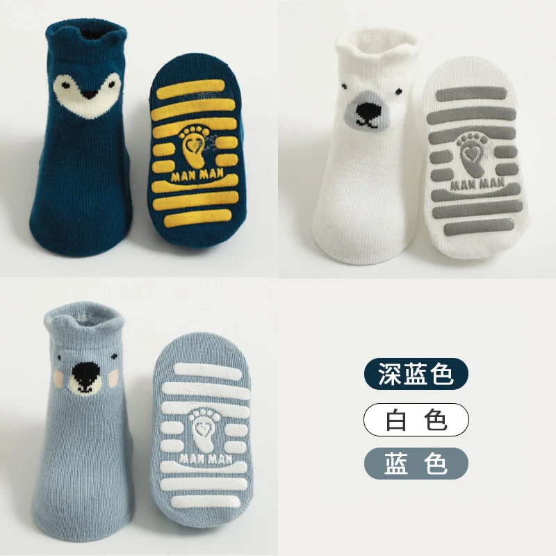 3 Pairs Anti-slip Baby Socks - Image 16