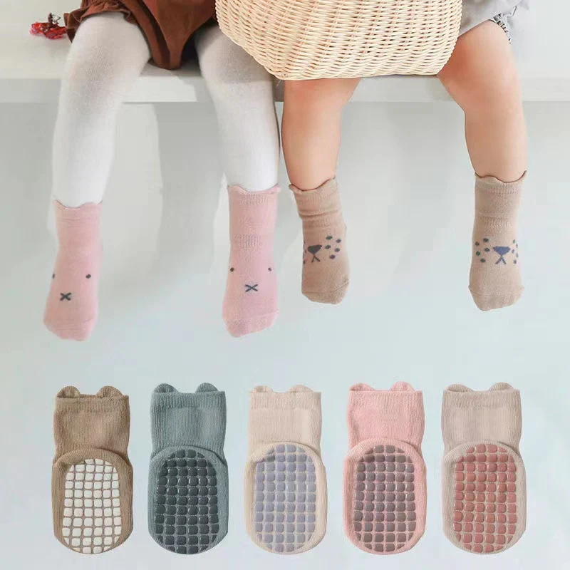 3 Pairs Anti-slip Baby Socks - Image 19