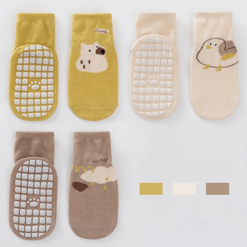 3 Pairs Anti-slip Baby Socks - Image 5