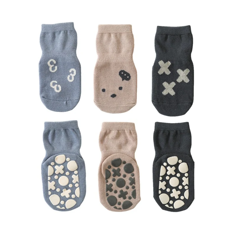 3 Pairs Anti-slip Baby Socks - Image 8