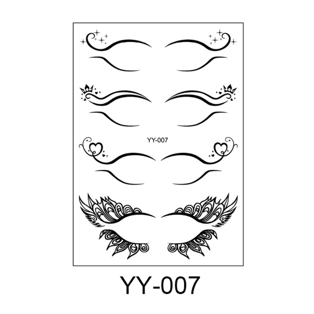 3 Pairs Eye Shadow Tattoo Sticker - Image 10