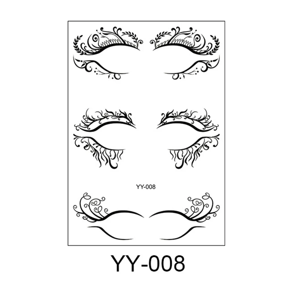 3 Pairs Eye Shadow Tattoo Sticker - Image 11