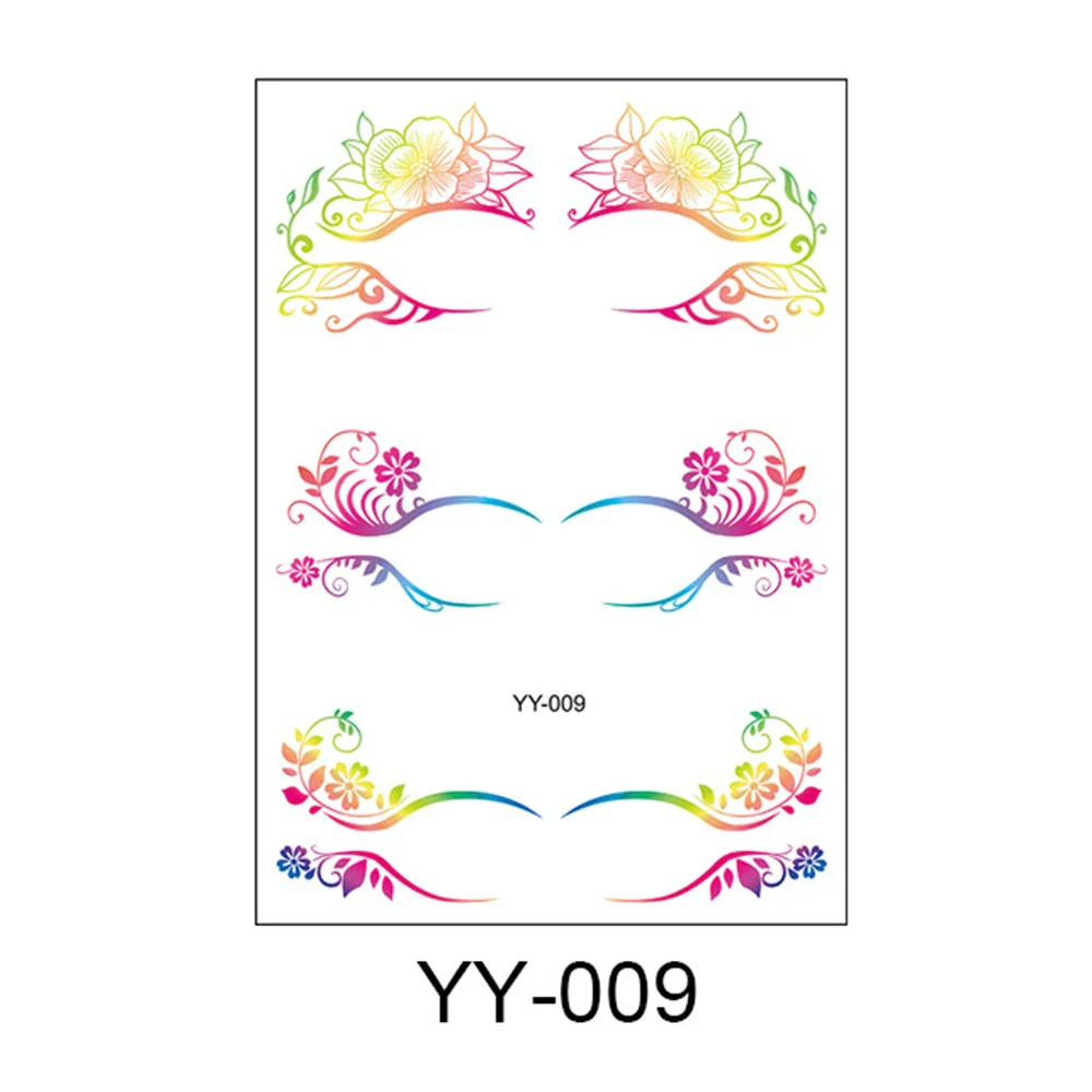 3 Pairs Eye Shadow Tattoo Sticker - Image 12