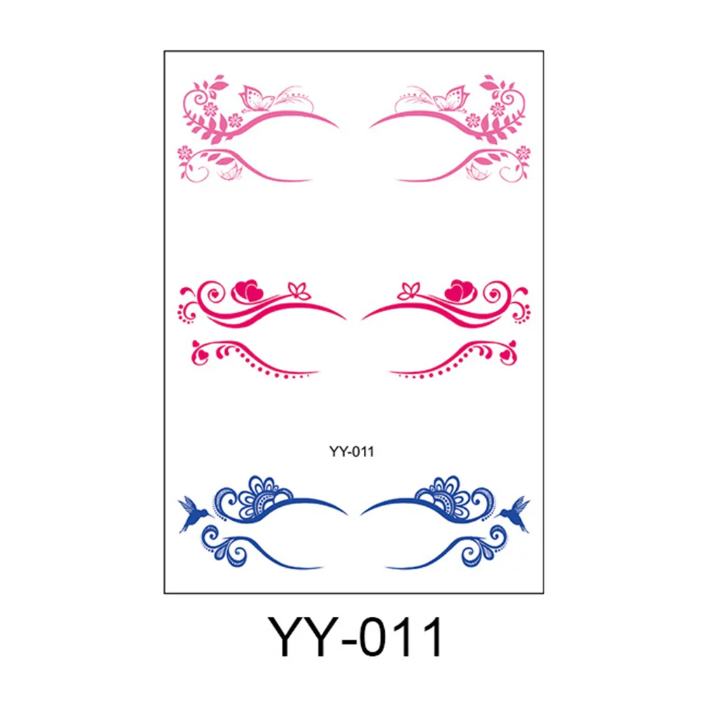 3 Pairs Eye Shadow Tattoo Sticker - Image 14