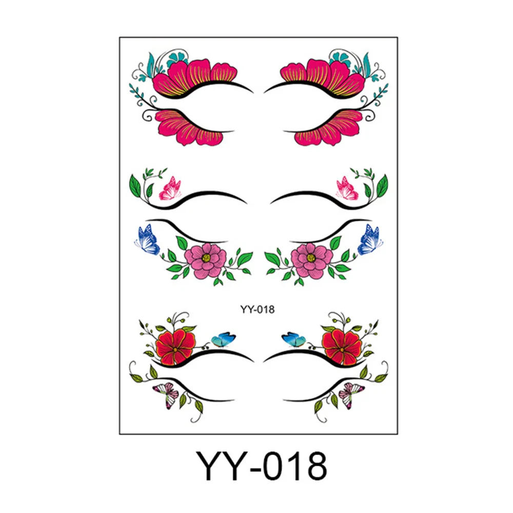 3 Pairs Eye Shadow Tattoo Sticker - Image 17