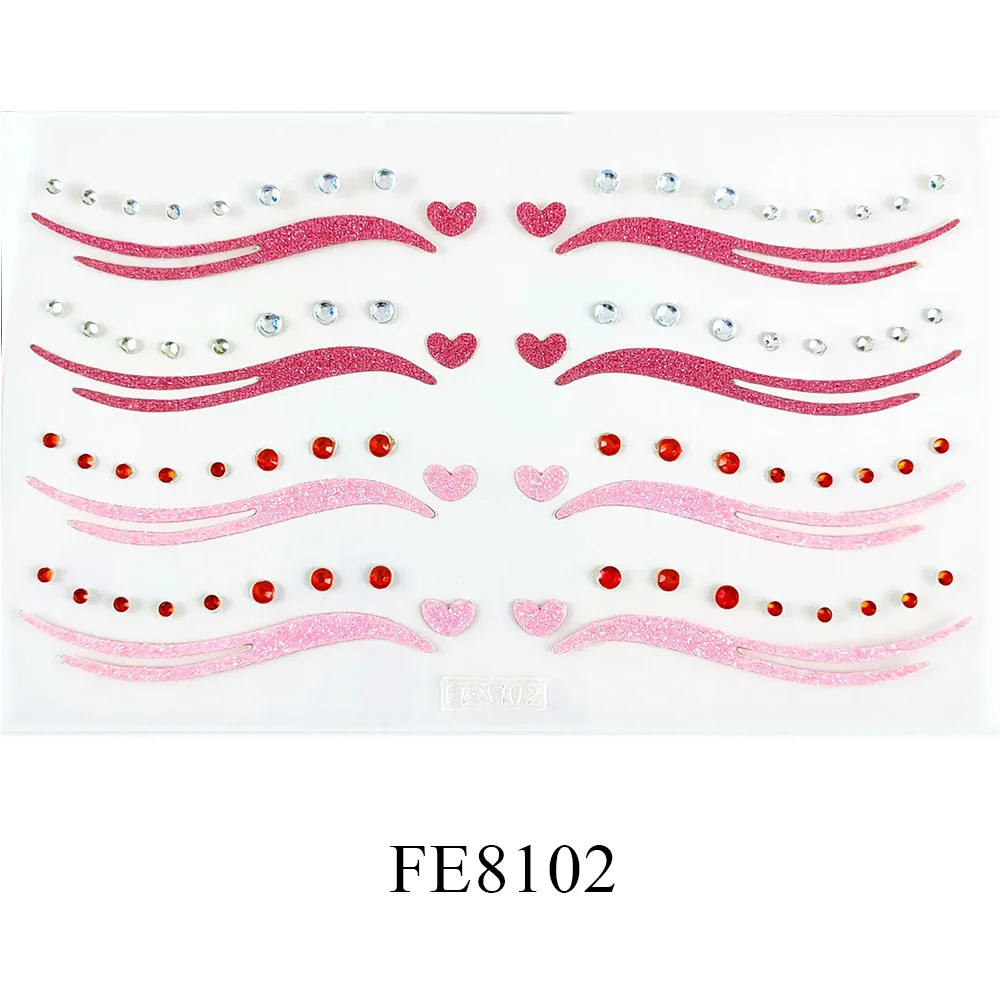 3 Pairs Eye Shadow Tattoo Sticker - Image 19