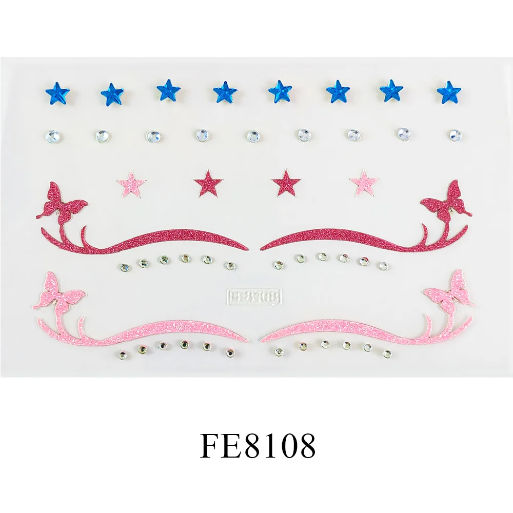 3 Pairs Eye Shadow Tattoo Sticker - Image 25