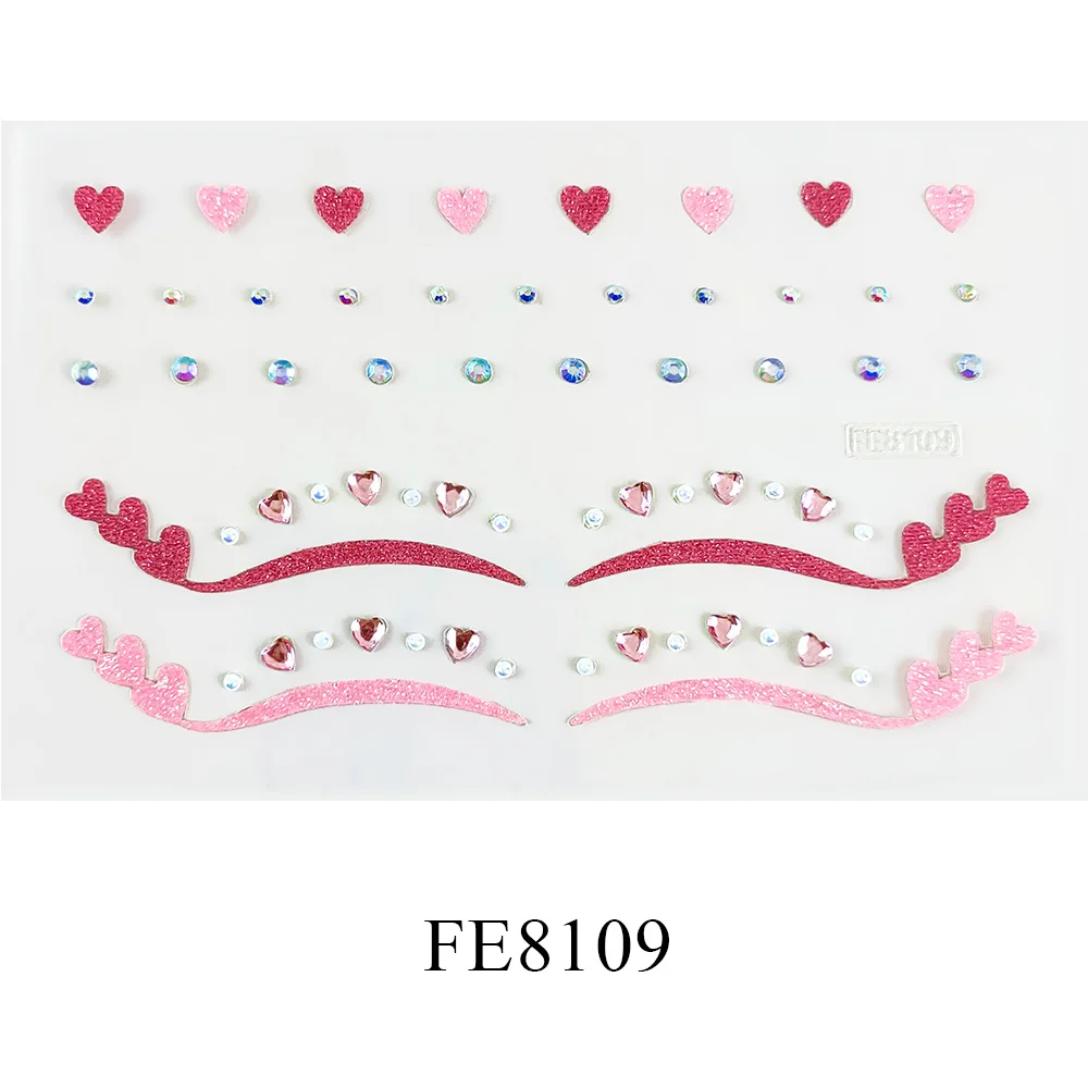 3 Pairs Eye Shadow Tattoo Sticker - Image 26