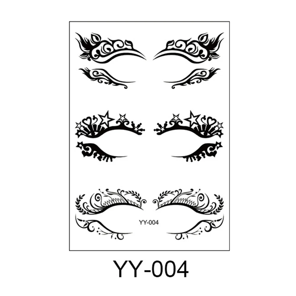 3 Pairs Eye Shadow Tattoo Sticker - Image 7