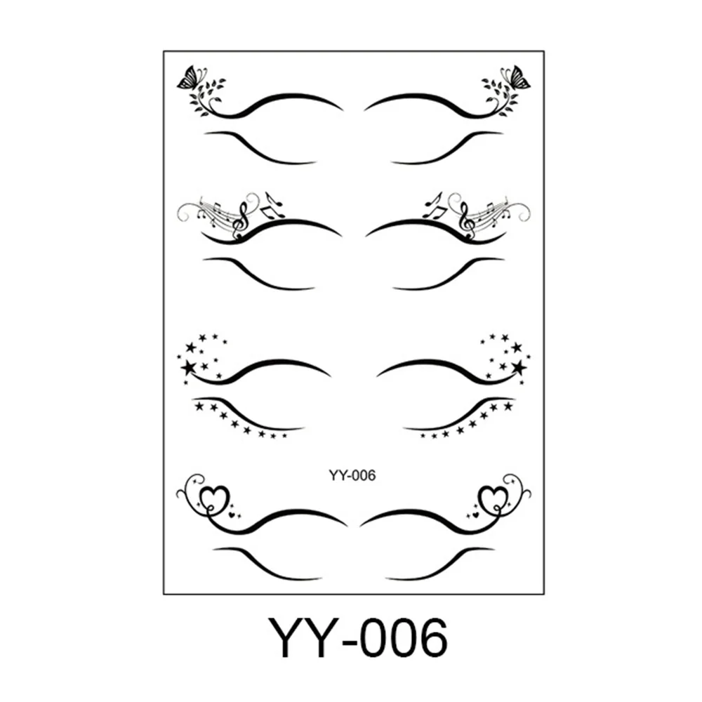 3 Pairs Eye Shadow Tattoo Sticker - Image 9