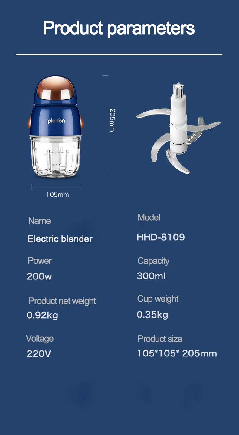 300ml Portable Food Processor - Image 25
