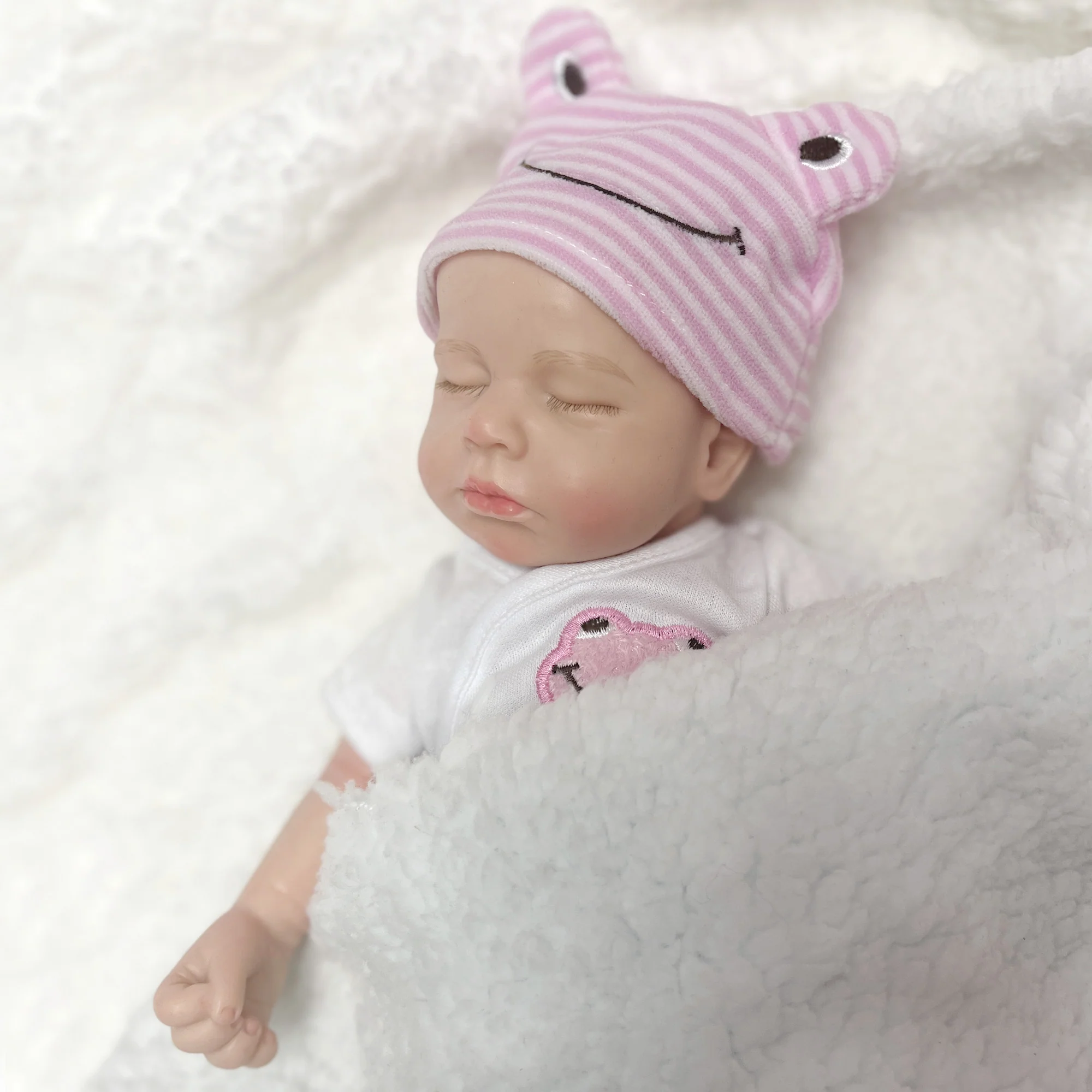 33cm 13inch Full Body Soft Solid Silicone Baby Doll - Image 12