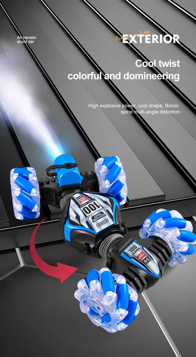 360° 4WD Drift Spray RC Car - Image 15