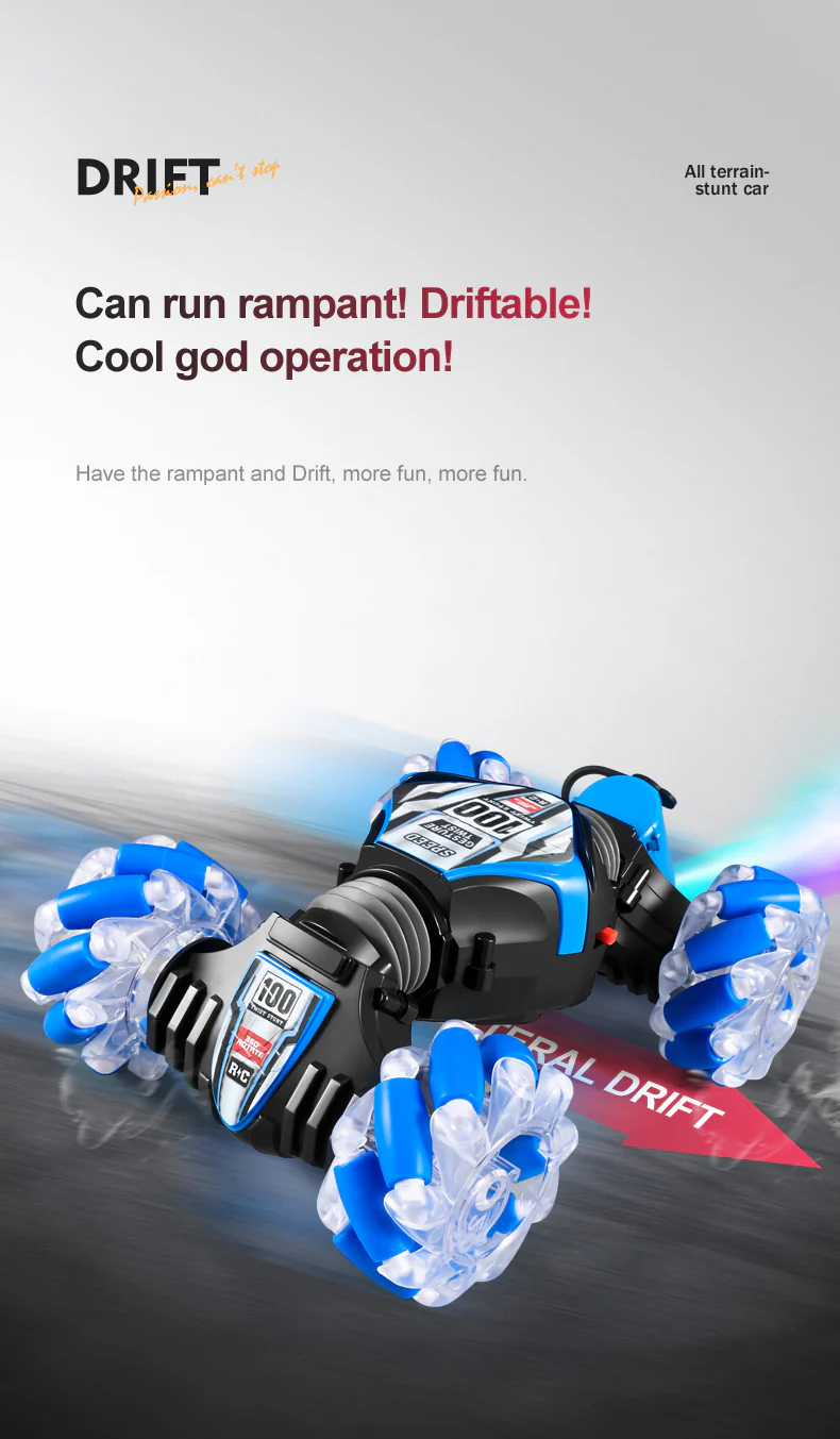 360° 4WD Drift Spray RC Car - Image 18