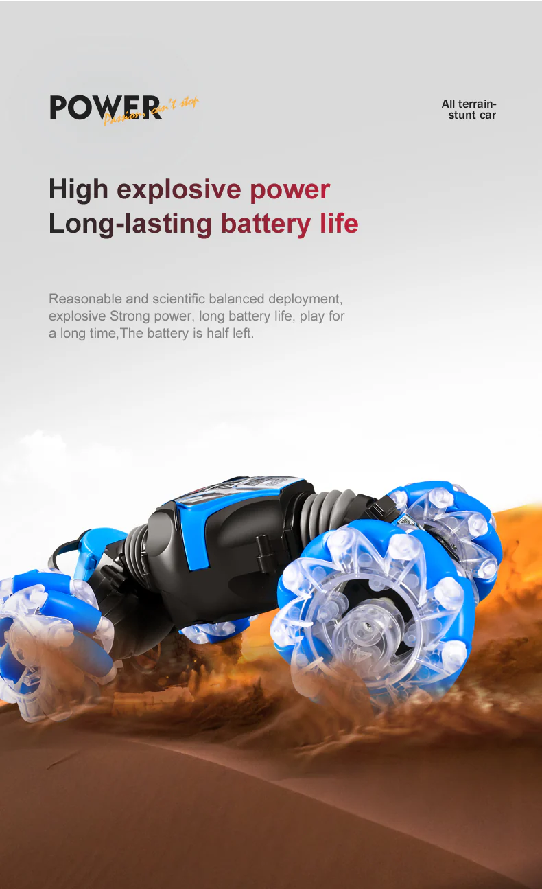 360° 4WD Drift Spray RC Car - Image 20