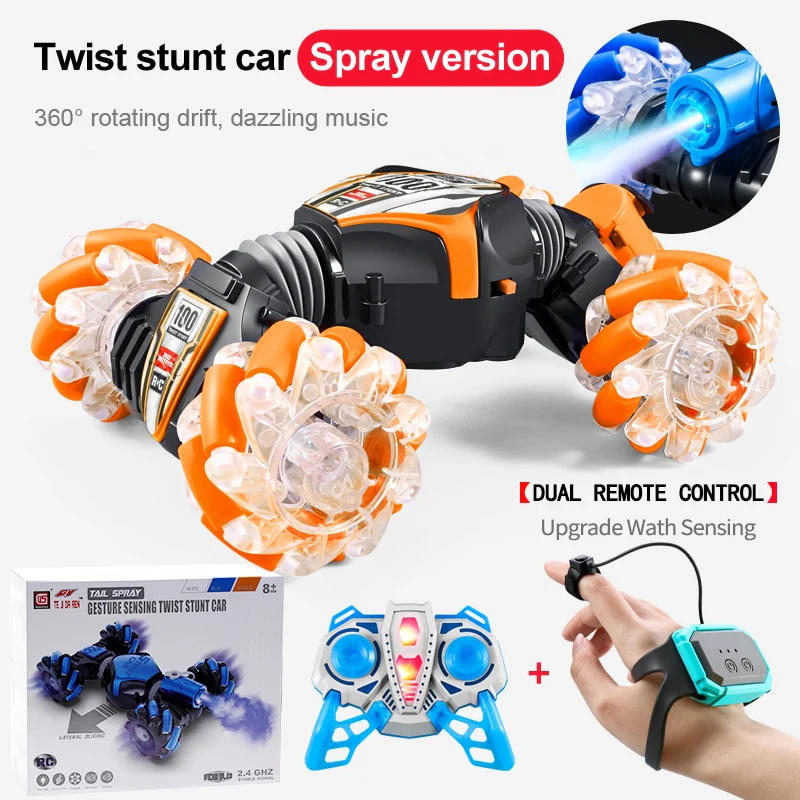 360° 4WD Drift Spray RC Car - Image 4