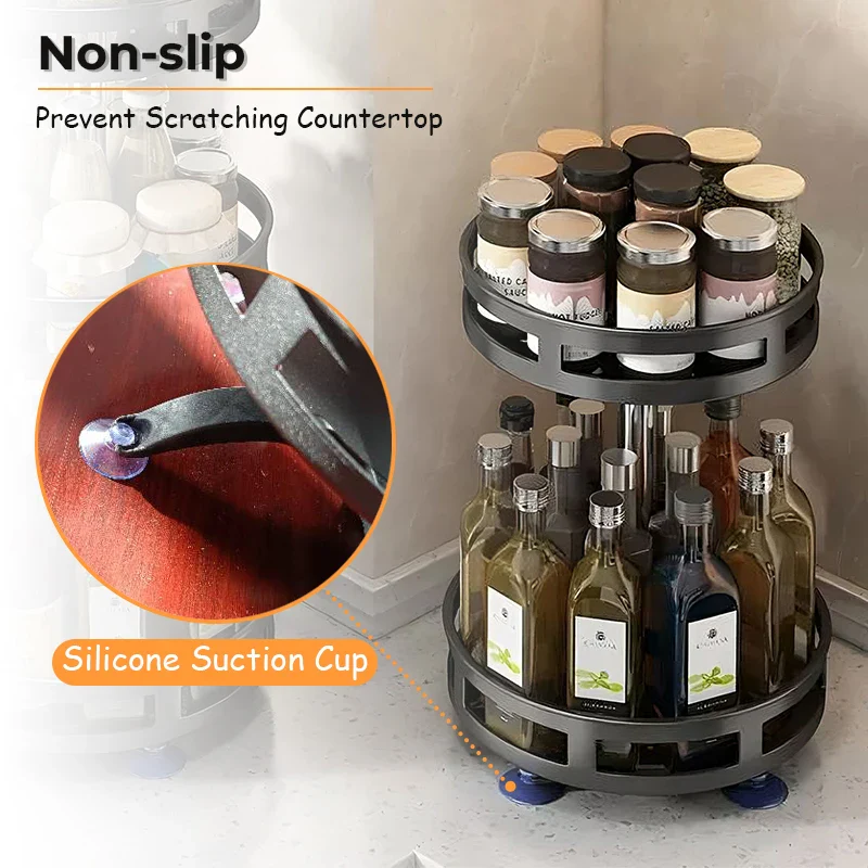 360°Rotation Spice Rack - Image 4