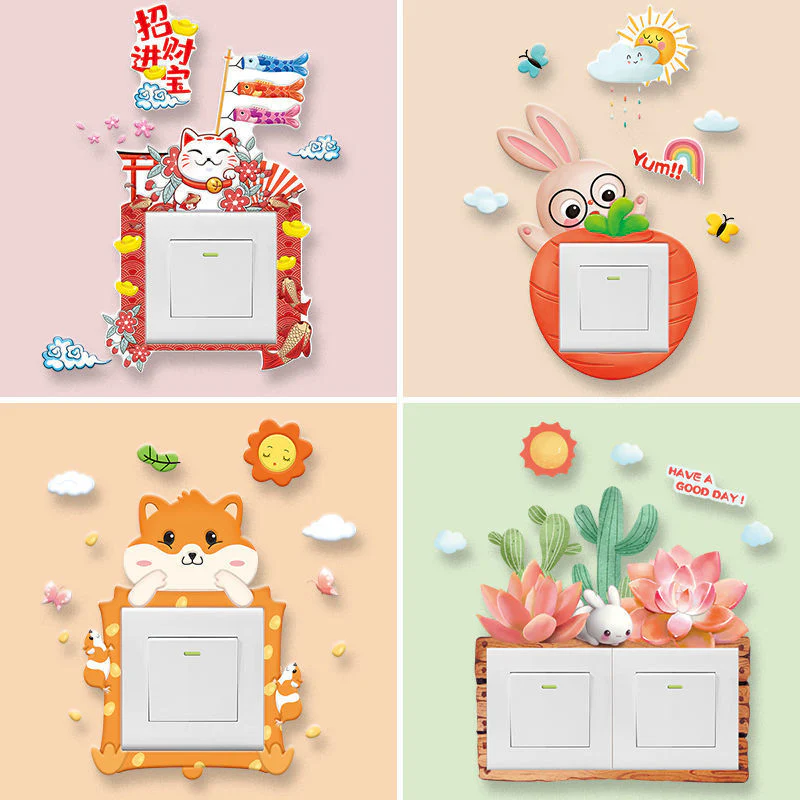 3D Cartoon Switch Sticker - Image 16