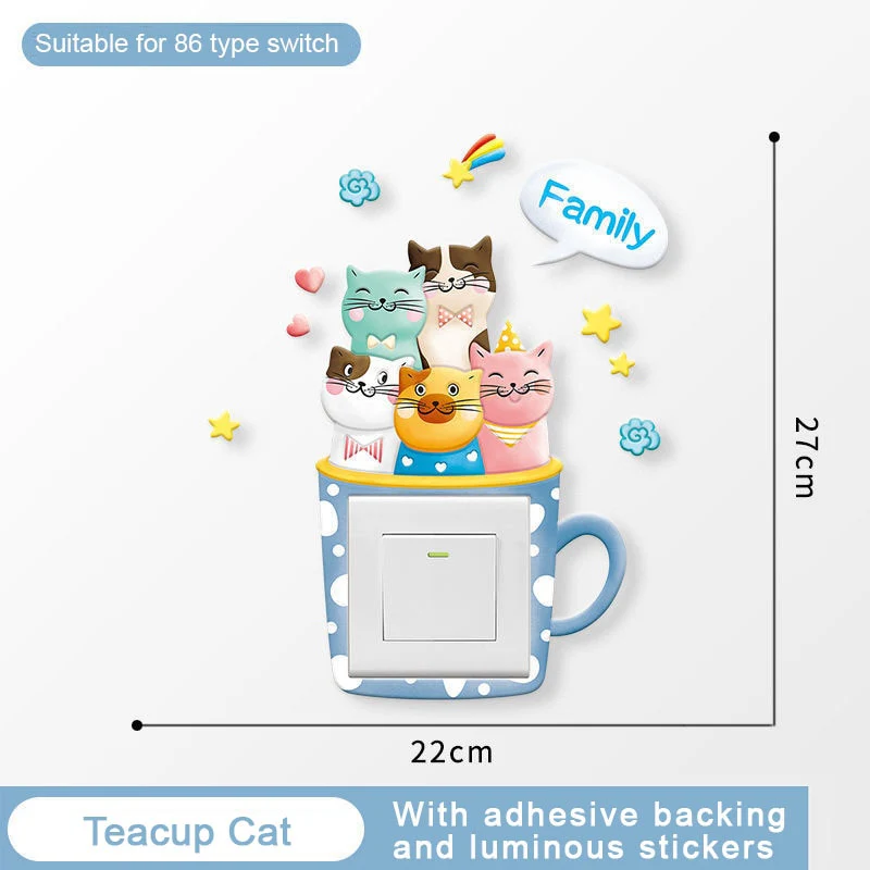 3D Cartoon Switch Sticker - Image 4