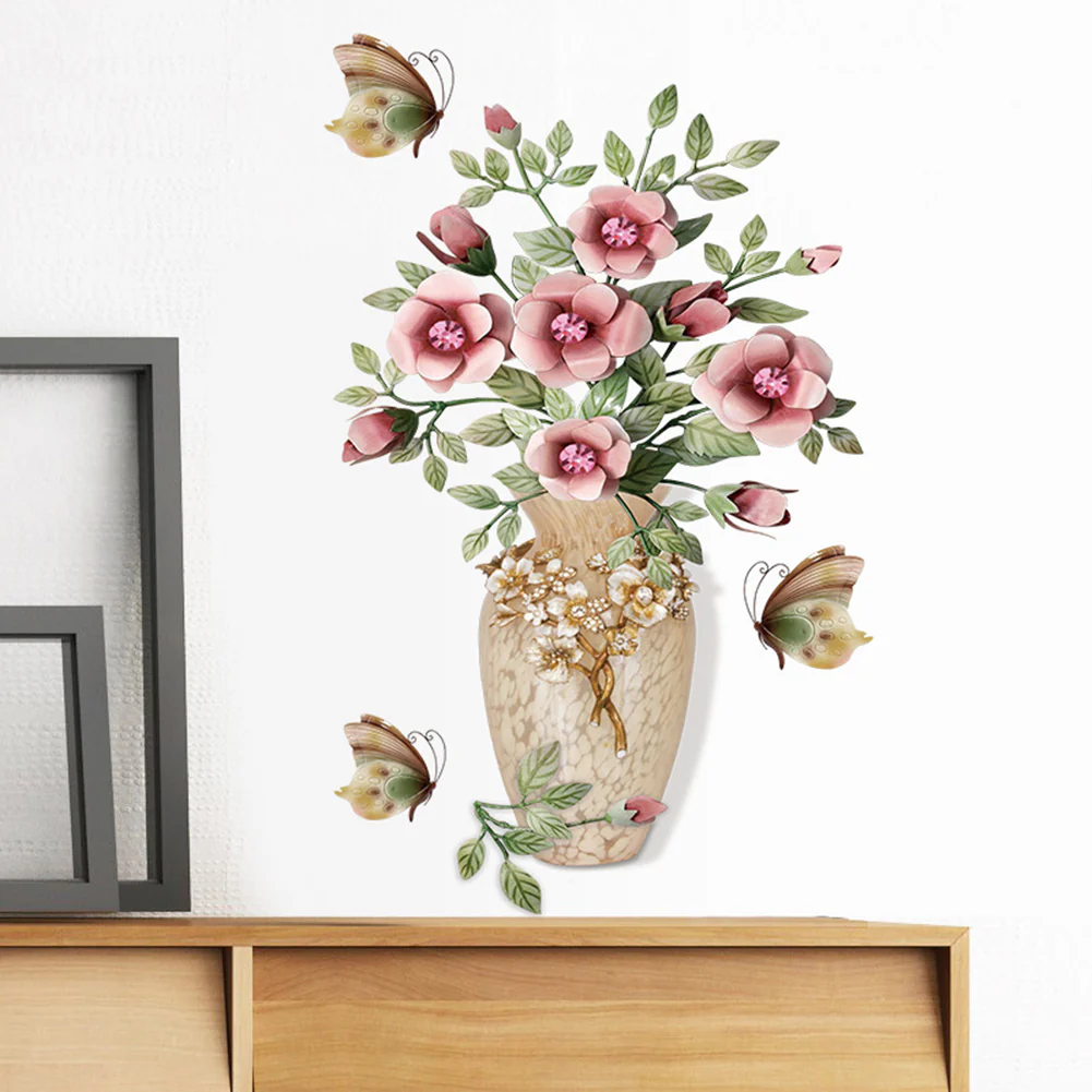 3d Flower Vase Wall Sticker - Image 13