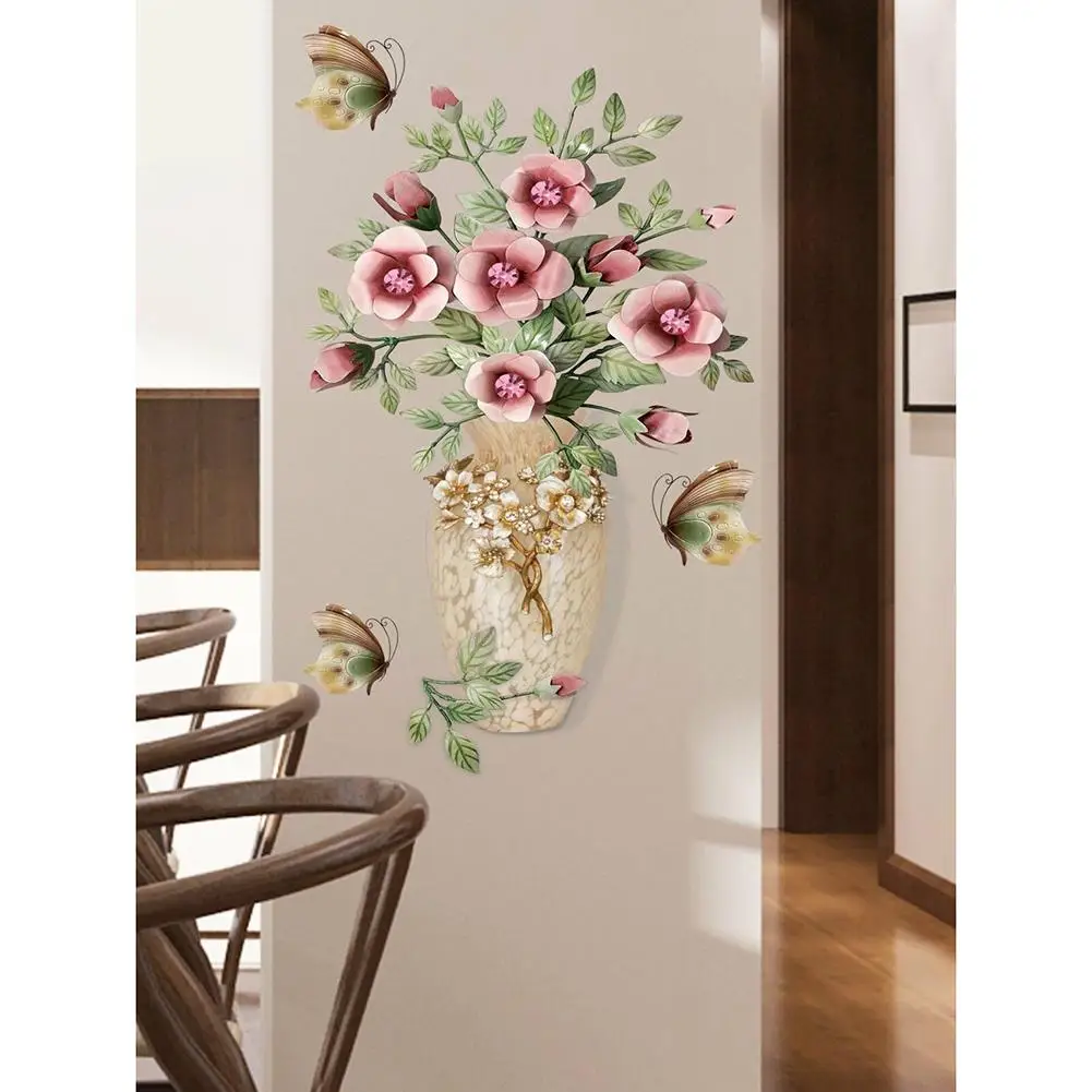 3d Flower Vase Wall Sticker - Image 4