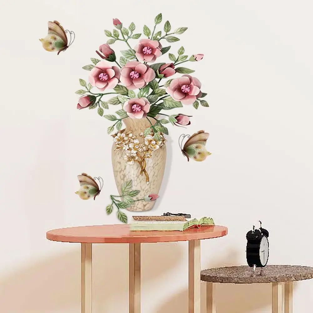3d Flower Vase Wall Sticker - Image 7