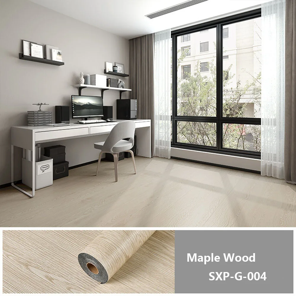 3D Retro Wood Grain Floor Wall Sticker 40cmx300cm - Image 10