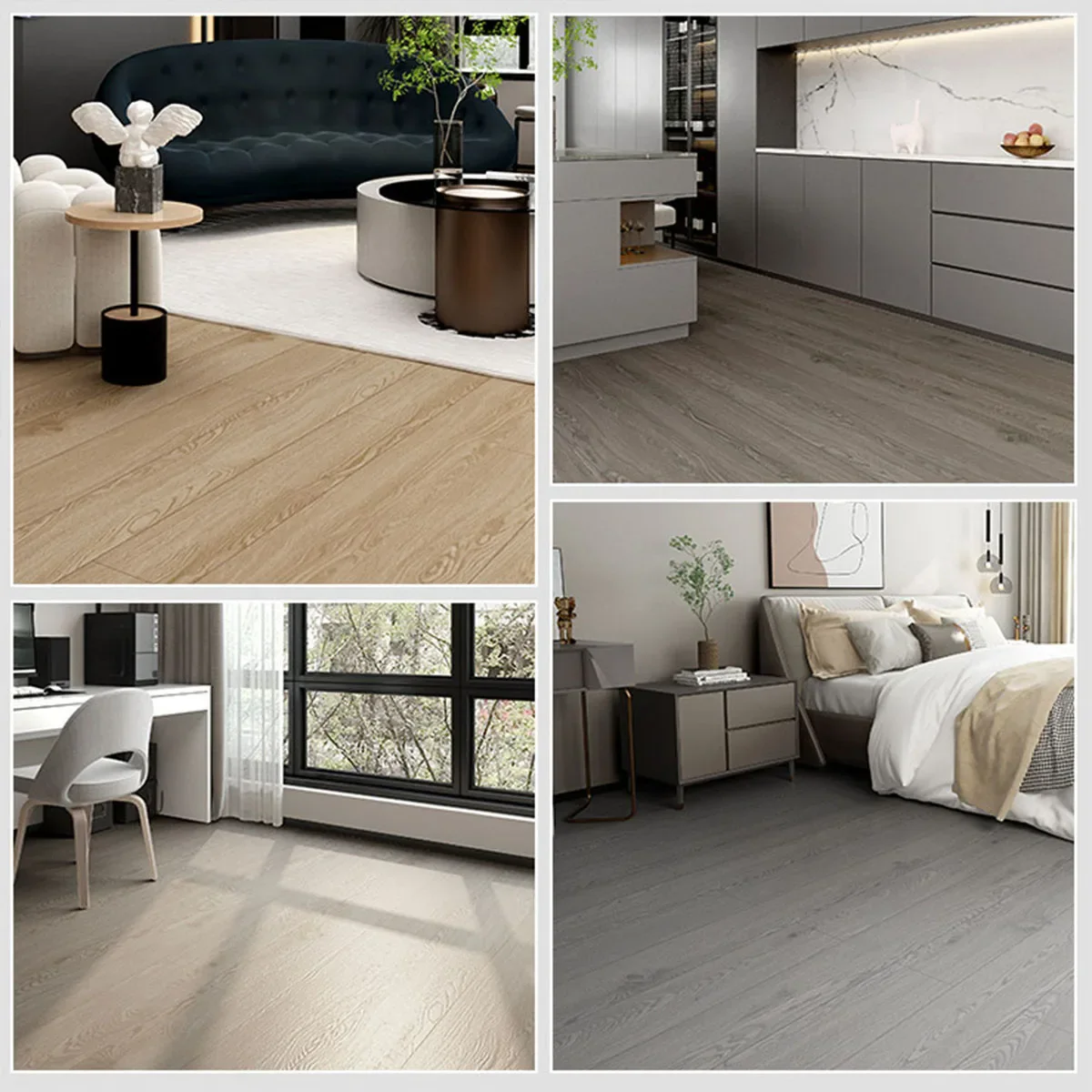 3D Retro Wood Grain Floor Wall Sticker 40cmx300cm - Image 5
