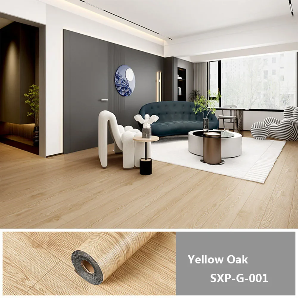 3D Retro Wood Grain Floor Wall Sticker 40cmx300cm - Image 7