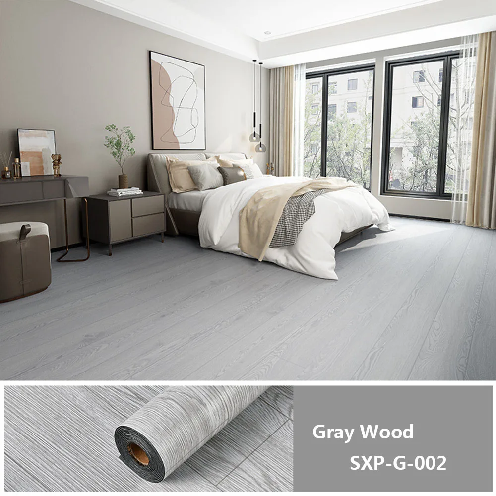 3D Retro Wood Grain Floor Wall Sticker 40cmx300cm - Image 8