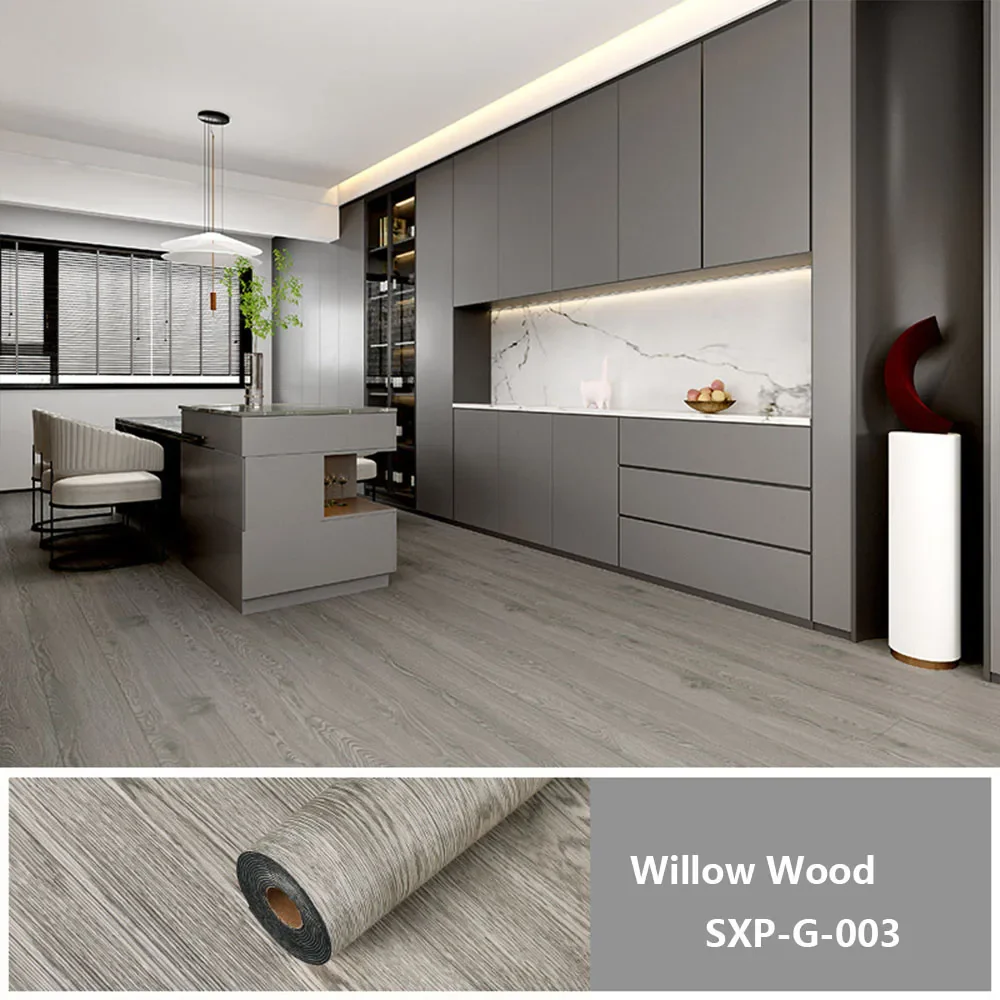 3D Retro Wood Grain Floor Wall Sticker 40cmx300cm - Image 9