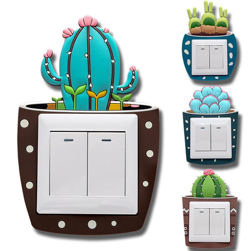 3D Silicone Luminous Wall Switch Sticker - Image 13
